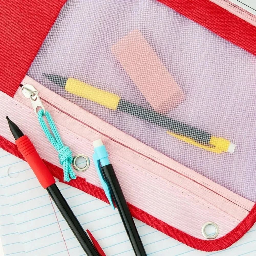 🆕Pen + Gear 2 Zipper Binder Pencil Pouch - NEW